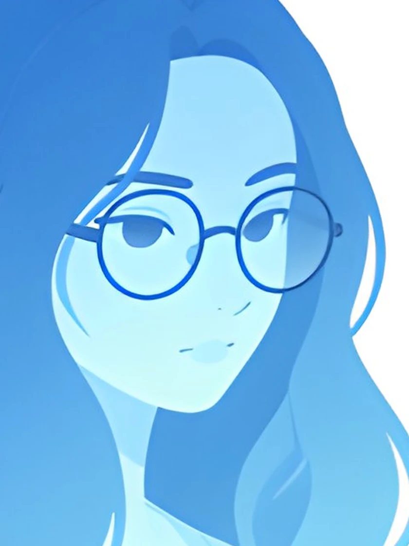 The same zoomed face region after AI upscaling, with reconstructed detail