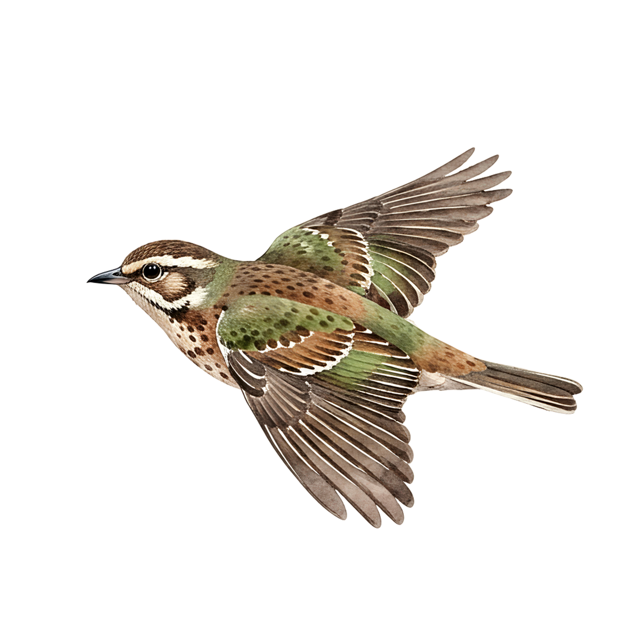 Watercolor sample image you can load into the upscaler in one click