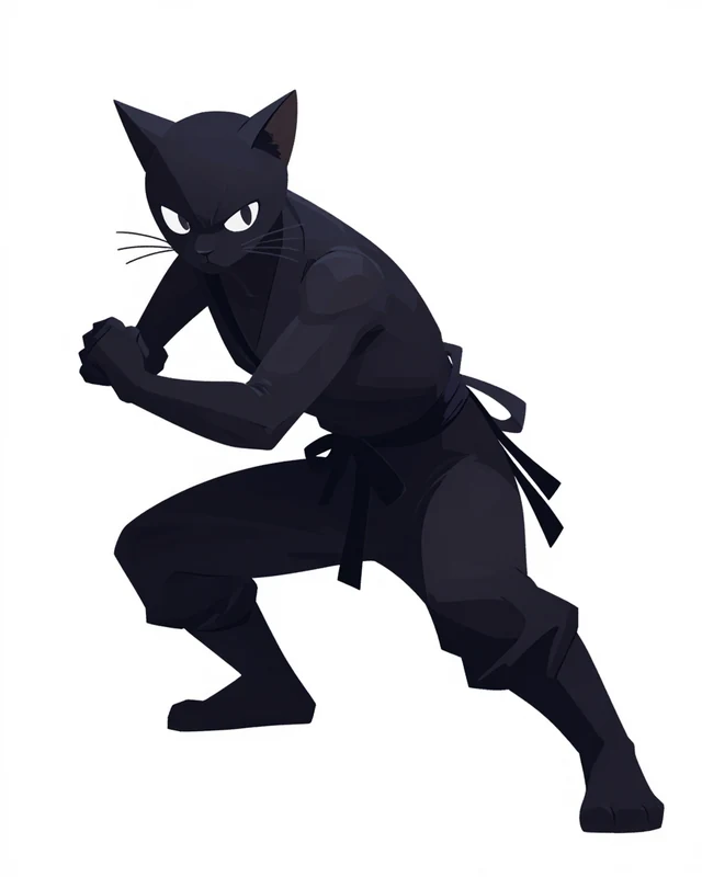 A character generated from text alone