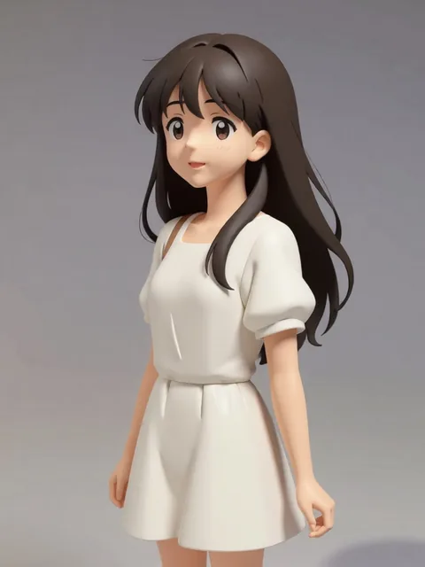 Character with a dimensional render style 1