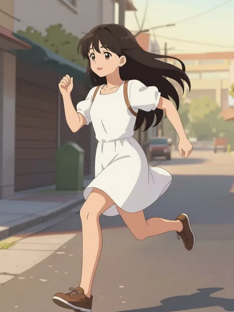 Character in an action pose 1