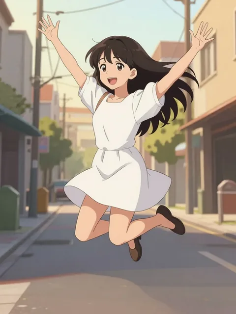 Character in an action pose 2