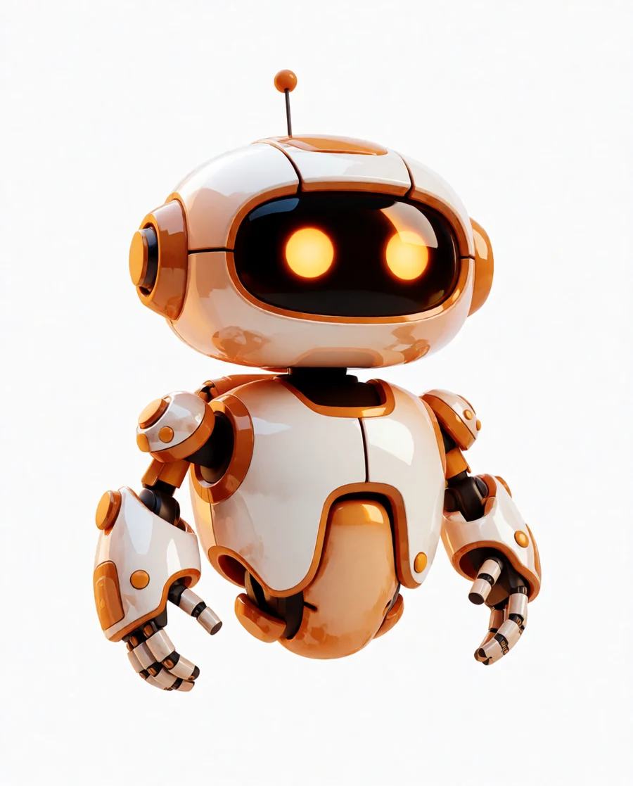 New robot image made from the reference 2