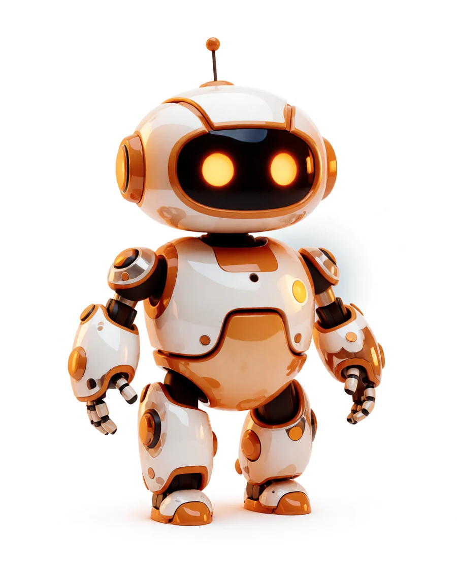 New robot image made from the reference 1