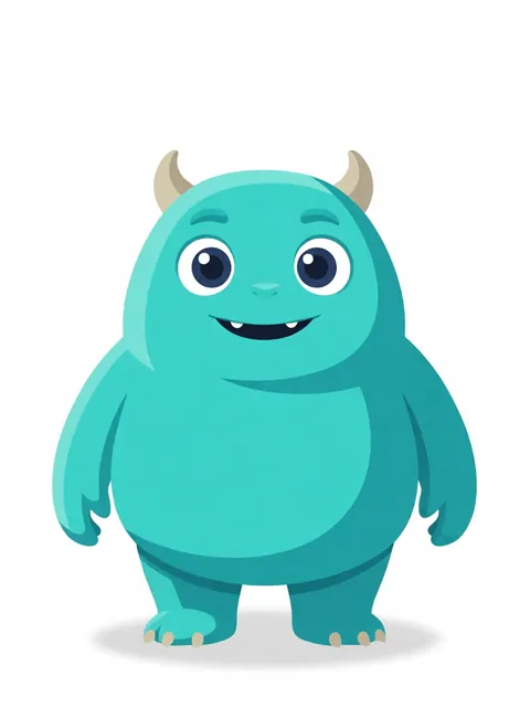 Krea 2 Turbo character example — mascot style