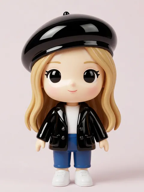 Krea 2 Turbo character example — chibi style