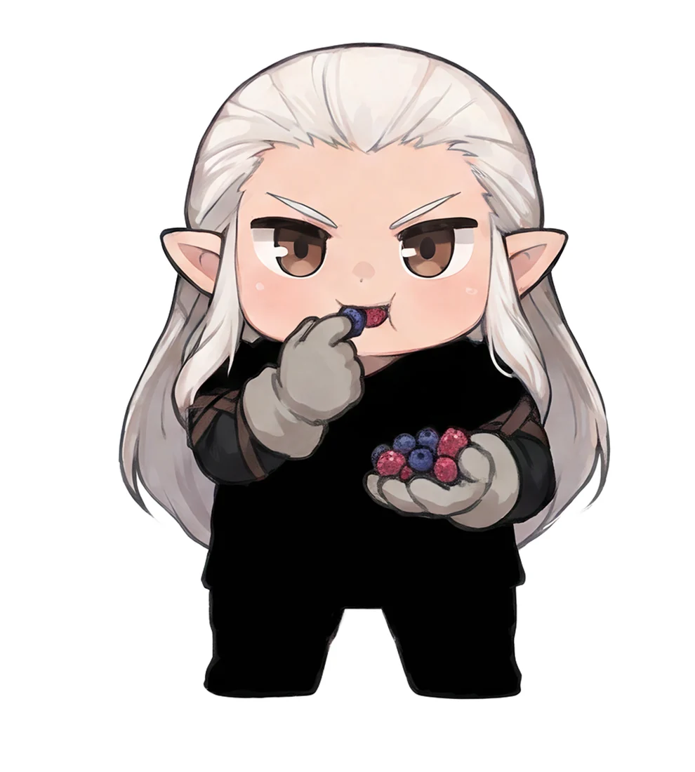 Eating berries